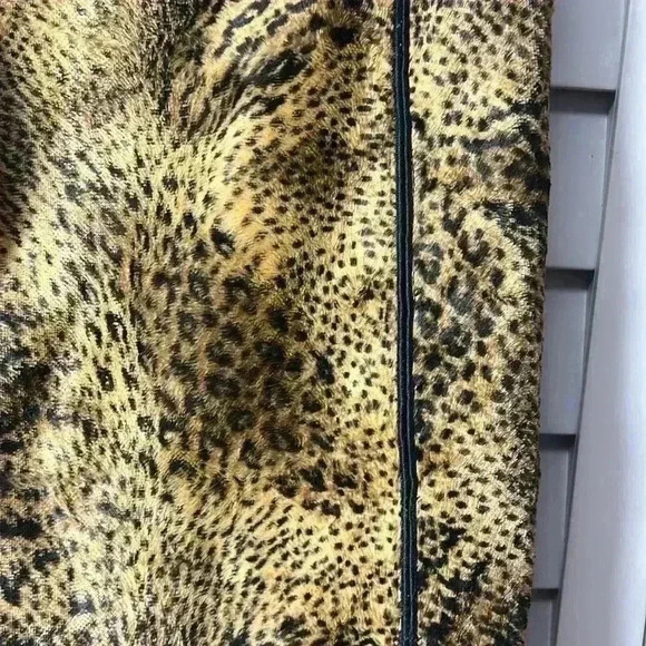 Worth New York Leopard Print Fur Pencil Skirt Size 0 - Picture 6 of 8
